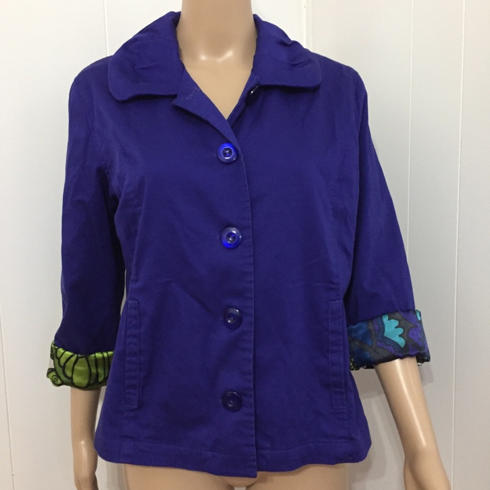 Chico's 1 Button Front Jacket